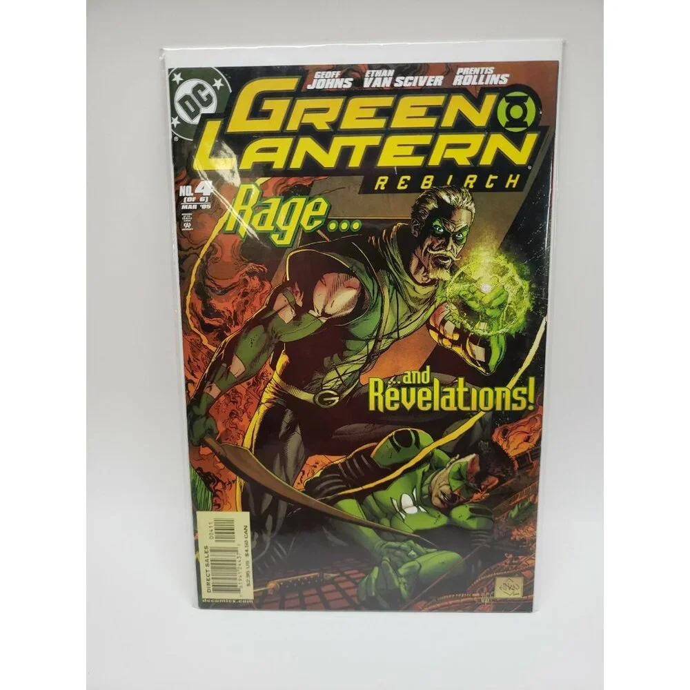 Green Lantern REBIRTH Issues 1 3 4  DC Comics Bagged Carded - Picture 10 of 12